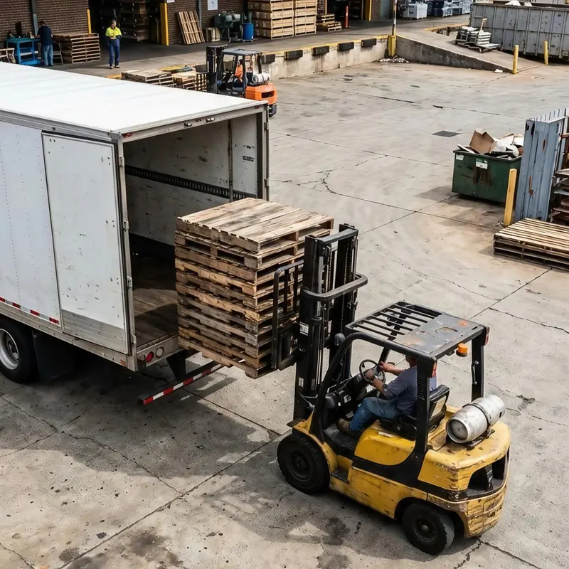 Ritiro e movimentazione pallet DLC Pallet